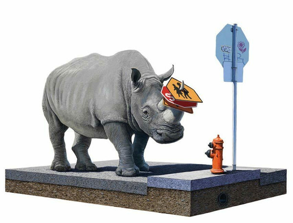 The Collector by Josh Keyes, 10" x 8" Fine Art Giclee