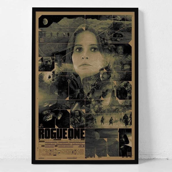 Star Wars Rogue One (Gold) by Krzysztof Domaradzki
