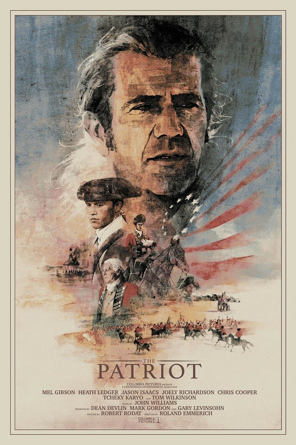 The Patriot by Hans Woody, 24" x 36" Screen Print