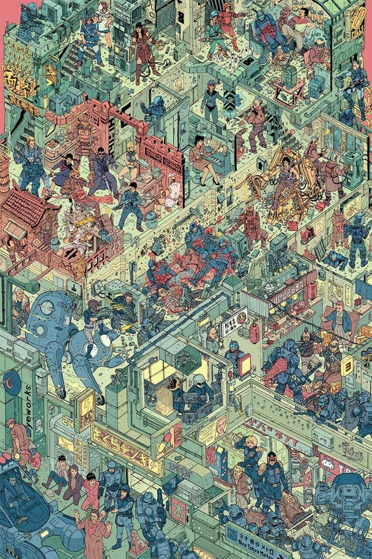 The Raid by Josan Gonzalez & Laurie Greasley, 24" x 36" Screen Print