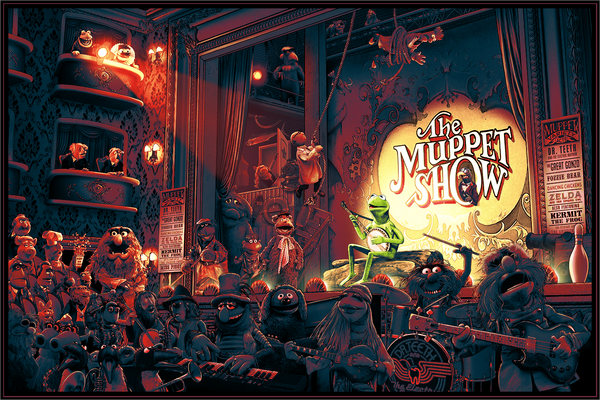 The Muppet Show by Kevin Wilson, 36" x 24" Screen Print
