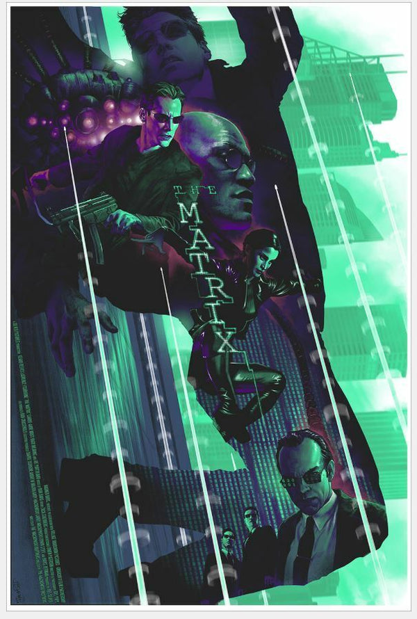The Matrix by Barret Chapman, 24" x 36" Screen Print