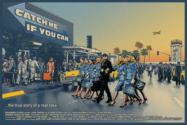 Catch Me if You Can by Amien Juugo, 36" x 24" Screen Print