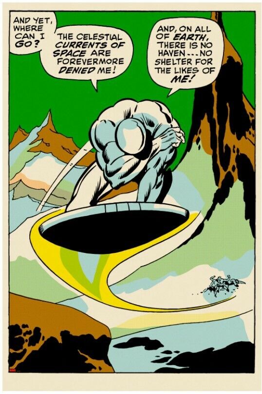 Silver Surfer #1 by Joe Sinnott, John Buscema, 24" x 36" Screen Print