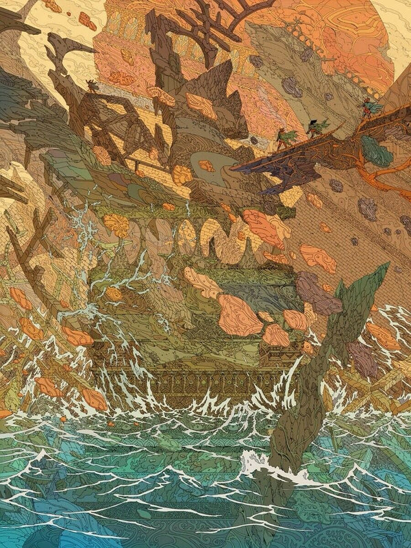 The Sinking City by Kilian Eng, 18" x 24" Fine Art Giclee