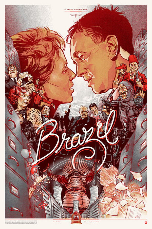 Brazil Variant by Martin Ansin, 24" x 36" Screen Print