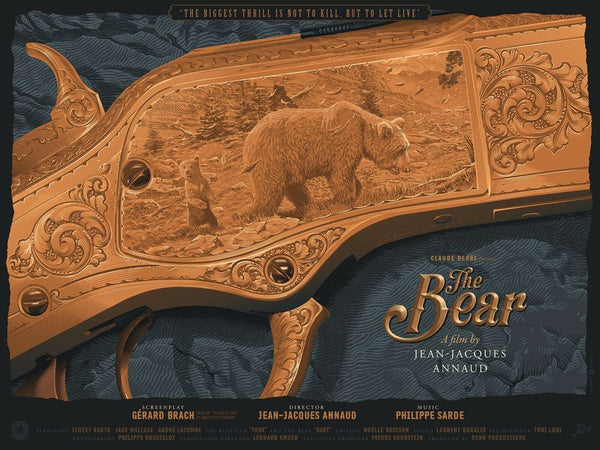 The Bear by Laurent Durieux, 24" x 18" Screen Print