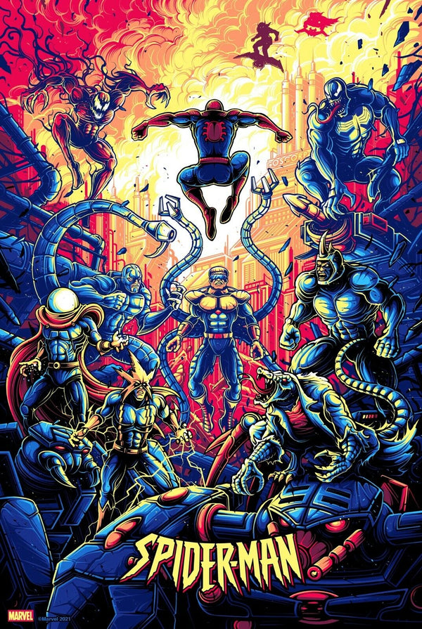 Spider-Man by Dan Mumford, 24" x 36" Screen Print