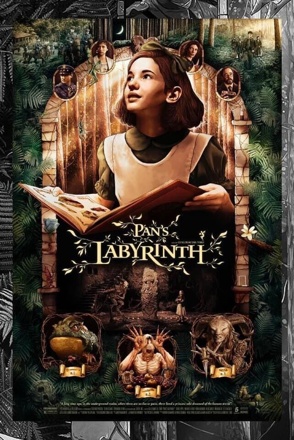 Pan's Labyrinth by Alexandra Espana, 24" x 36" Screen Print