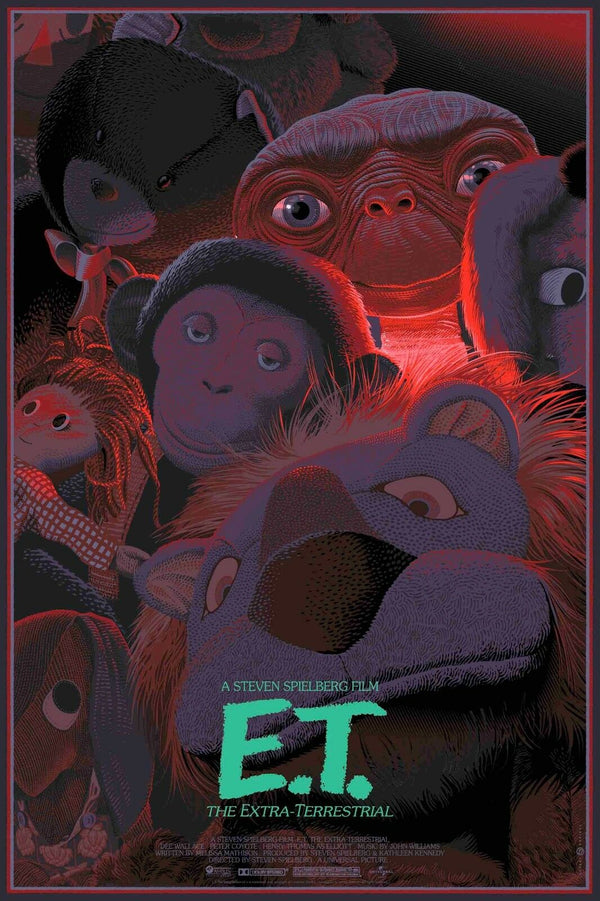 E.T. the Extra-Terrestrial by Laurent Durieux, 24" x 36" Screen Print