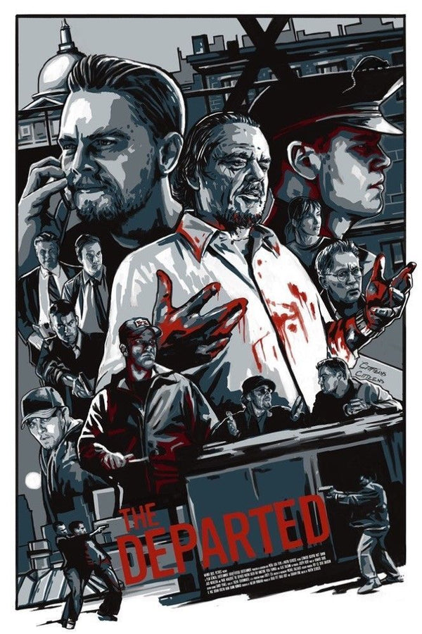 The Departed by Robert Bruno, 24" x 36" Screen Print