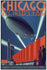 The Zeppelin (Chicago World's Fair 1933) by Laurent Durieux, 24" x 36" Screen Print