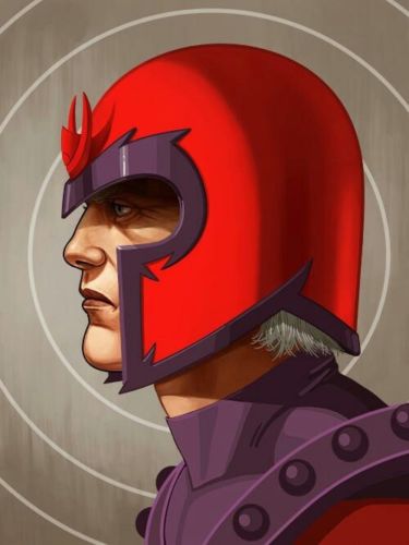 Magneto (X-Men) by Mike Mitchell, 12" x 16" Fine Art Giclee