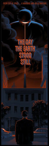 The Day the Earth Stood Still by Laurent Durieux, 12" x 36" Screen Print