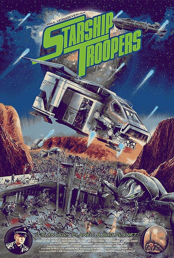Starship Troopers by Chris Skinner, 24" x 36" Screen Print