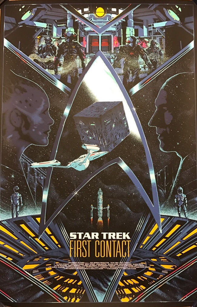 Star Trek First Contact Movie Poster Artdirect Star Trek First