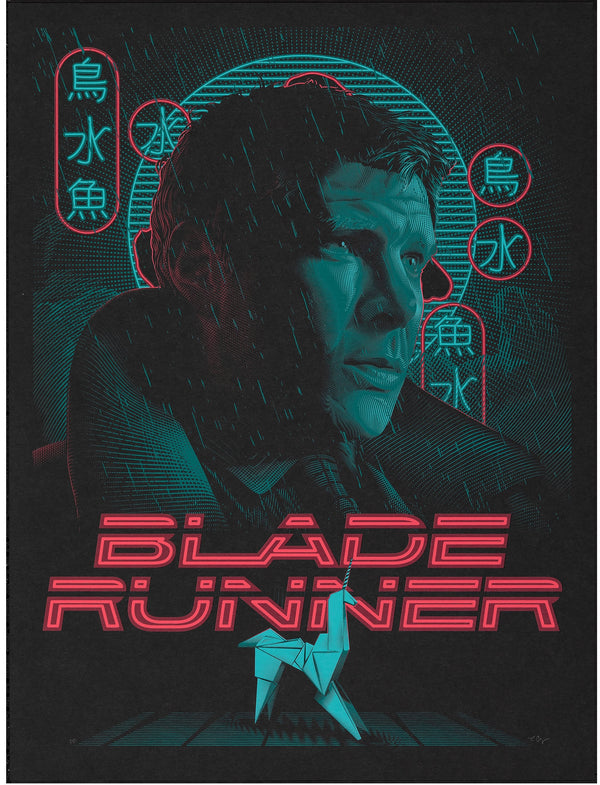 Blade Runner by Tracie Ching, 18" x 24" Screen Print