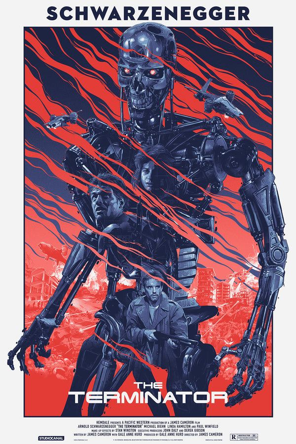 Terminator by Gabz, 24" x 36" Screen Print