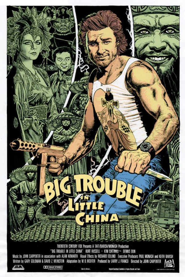 Big Trouble in Little China by Chris Weston, 24" x 36" Screen Print