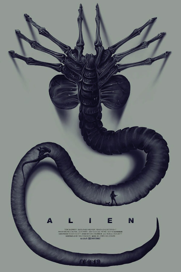 Alien by Benedict Woodhead, 24" x 36" Screen Print
