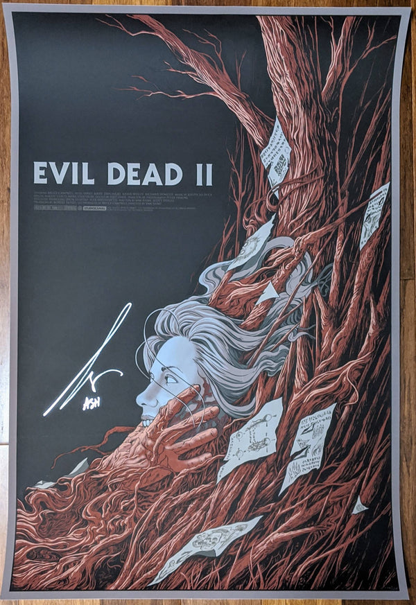 Evil Dead II (Signed by Bruce Campbell) by Randy Ortiz